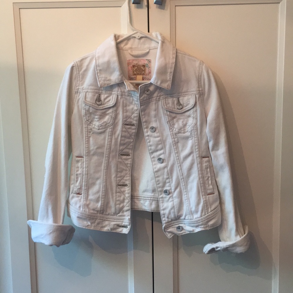 White Jean Jacket